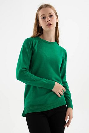 پلیور سبز زنانه ساده Fashion Friends - کد 764521864