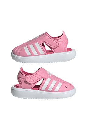 صندل صورتی بچه گانه پاشنه تخت adidas - کد 772267691