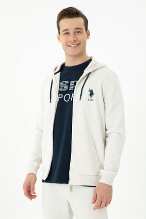سوئیشرت طوسی مردانه ساده U.S. Polo Assn. - کد 838950230