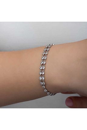 دستبند نقره رنگی زنانه 925 عیار EmBaGo - کد 879236726