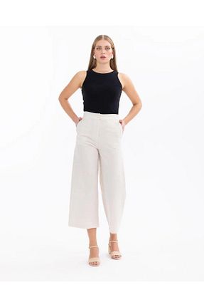 شلوار بژ زنانه پنبه ای SEÇİLSTORE - کد 851716212