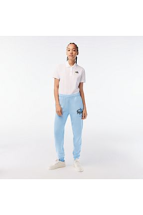 شلوار کرمگن آبی زنانه پاچه لوله تفنگی Lacoste - کد 706414460