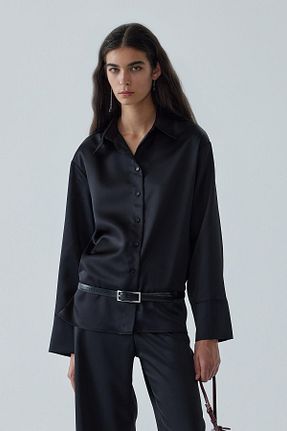 پیراهن مشکی زنانه رگولار Suud Collection - کد 859015837