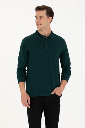 سوئیشرت سبز مردانه ساده U.S. Polo Assn. - کد 838950141