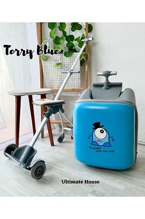 ساک و چمدان آبی بچه گانه پلاستیک Heybee Luggages - کد 823674490