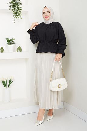 پیراهن حجاب مشکی زنانه رگولار CNG MODA - کد 858851562
