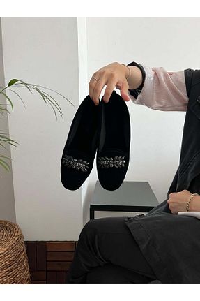 دمپائی خانگی مشکی زنانه جیر Behtah Kundura - کد 858863342
