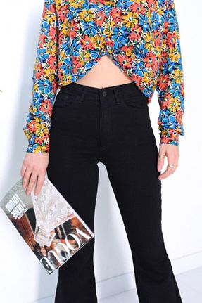 شلوار جین مشکی زنانه پاچه لوله تفنگی DRC trend - کد 858814176