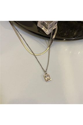 گردنبند استیل ( فولاد ) زنانه استیل ضد زنگ Feride - کد 846185021