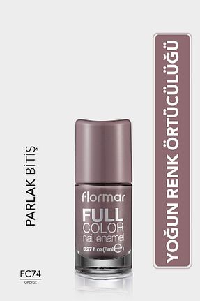 لاک ناخن طوسی Flormar - کد 54693513