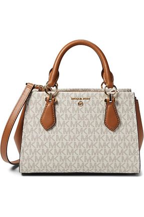 کیف دوشی بژ زنانه چرم مصنوعی Michael Kors - کد 858622069