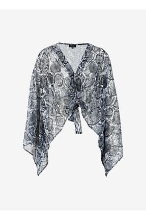 بلوز رنگی زنانه طرح دار Fabrika - کد 827216961