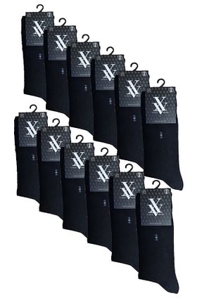 جوراب مشکی مردانه پنبه ای vtex socks - کد 368797638