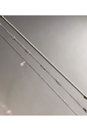 گردنبند جواهر زنانه فلزی TakıConcept - کد 858951562