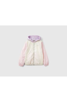بادگیر و بارانی سفید بچه گانه پارچه United Colors of Benetton - کد 858956253