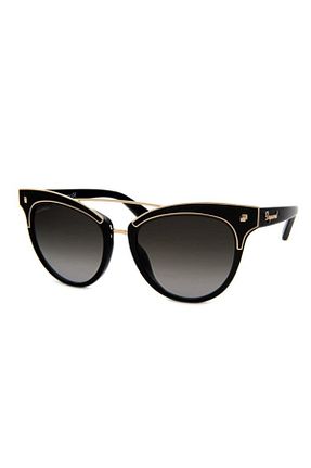 عینک آفتابی مشکی زنانه UV400 Dsquared - کد 210725636