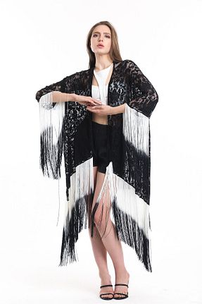 کیمونو و کافتان نباتی زنانه پلی استر Sense - کد 311542474