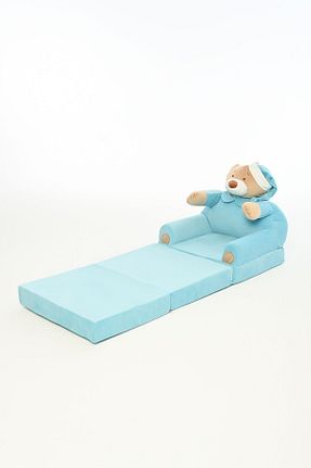 صندلی و مبل اتاق کودک آبی پارچه ای Pufu Toys - کد 851236694