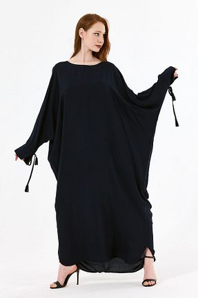 کافتان و کیمونو حجاب مشکی زنانه ویسکون Sense - کد 832023709
