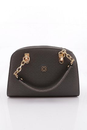 کیف دوشی طلائی زنانه چرم مصنوعی Dgn - کد 675924687