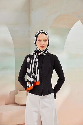 شال سفید زنانه Medine İpeği Cardion - کد 844133823