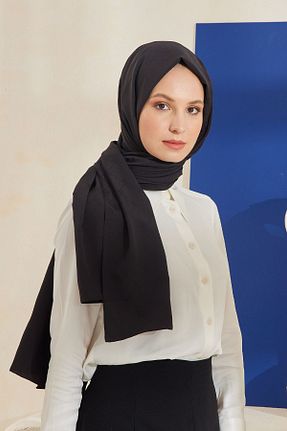 شال مشکی زنانه پلی استر Cardion - کد 845397217