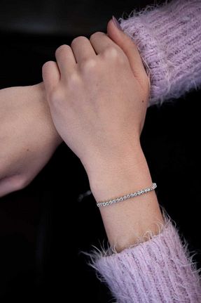 دستبند نقره سفید زنانه 925 عیار Sunshine - کد 2076421
