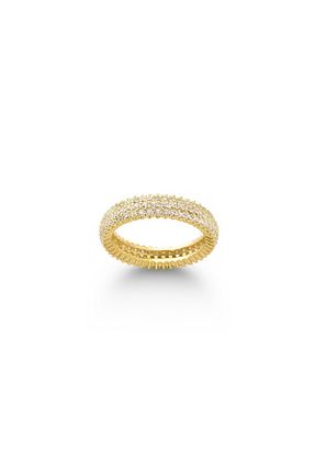 انگشتر نقره طلائی زنانه زیرکن Sunshine - کد 764084295