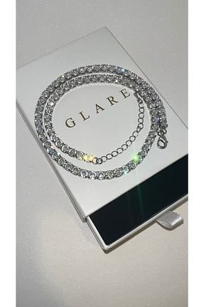 گردنبند استیل ( فولاد ) طلائی زنانه استیل ضد زنگ GLARE JEWELRY - کد 686420806