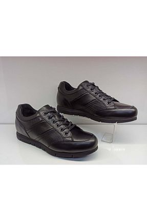 کفش کژوال مشکی مردانه چرم خالص KOMCERO - کد 78673903