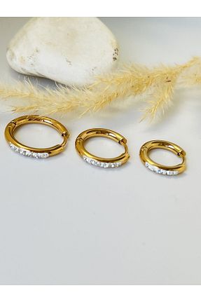 گوشواره استیل (فولاد) طلائی مردانه استیل (فولاد) KOALA COMPANY - کد 792865629