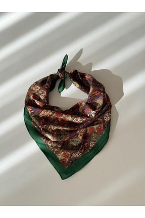 دستمال گردن طلائی زنانه پلی استر AGAPI - کد 842860912