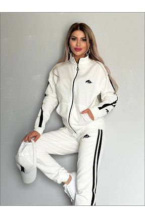 ست کرمکن اسپرت سفید زنانه پلی استر estilowear - کد 782254455