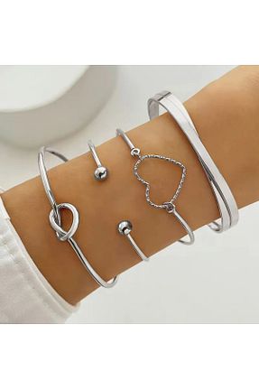 دستبند جواهر زنانه روکش طلا GlobalTrends - کد 858789590