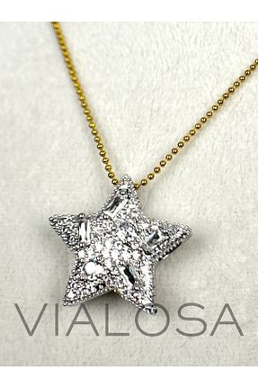 گردنبند استیل ( فولاد ) زنانه استیل ضد زنگ VIALOSA - کد 847015243