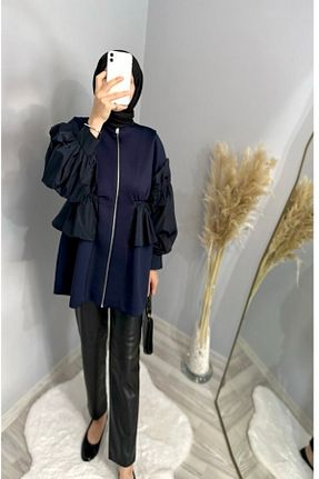 رویه حجاب سرمه ای زنانه رگولار Butik - کد 852273077