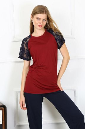 ست لباس راحتی بنفش زنانه ساده Akbeniz - کد 751258347