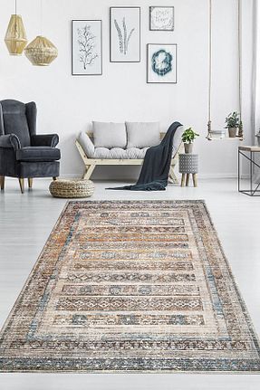 فرش بژ قابل شستشو LTS HOME - کد 858943765