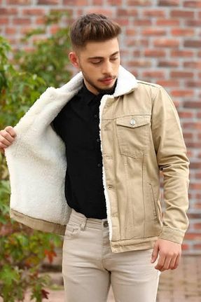 کت بژ مردانه اسلیم فیت Genel Markalar - کد 375462268
