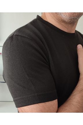 تیشرت مشکی مردانه Relaxed Genel Markalar - کد 858942136