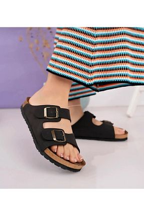دمپائی مشکی زنانه نبوک WOSSE - کد 840440080