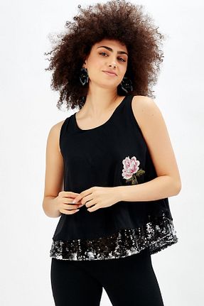 بلوز مشکی زنانه ساده Sense - کد 42911424