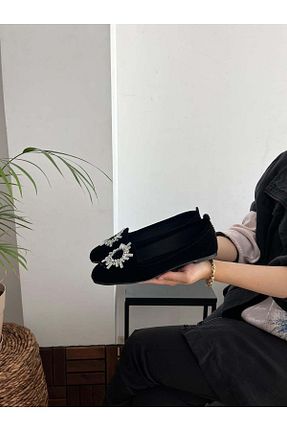 دمپائی خانگی مشکی زنانه جیر Behtah Kundura - کد 858971452