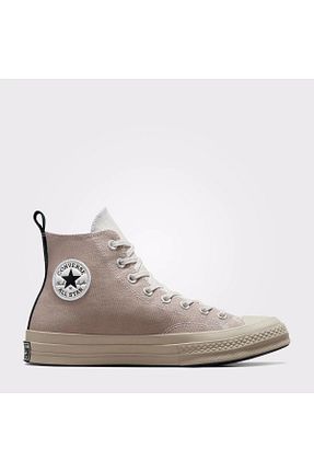 کفش اسنیکر بژ زنانه بند دار Converse - کد 858975906