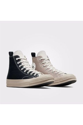 کفش اسنیکر بژ زنانه بند دار Converse - کد 858975906