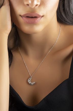 گردنبند نقره سفید زنانه 925 عیار Sunshine - کد 31557047