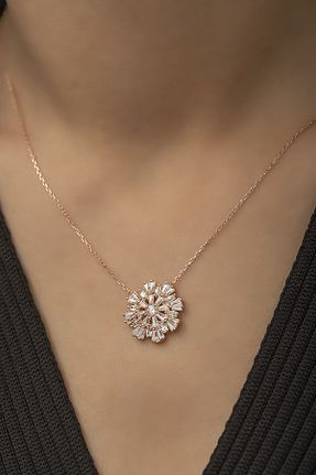 گردنبند نقره سفید زنانه 925 عیار Sunshine - کد 2076517