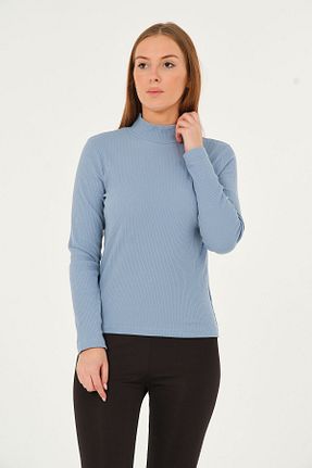پلیور آبی زنانه ساده Rich - کد 343239693