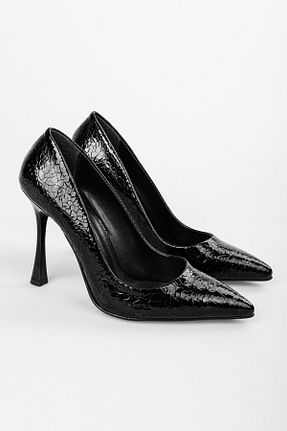 کفش استایلیتو مشکی پاشنه نازک Shoeberry - کد 859014422
