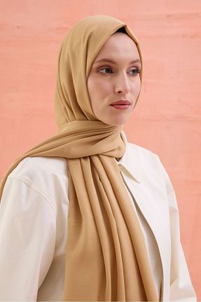 شال طلائی زنانه پلی استر Cardion - کد 839224896